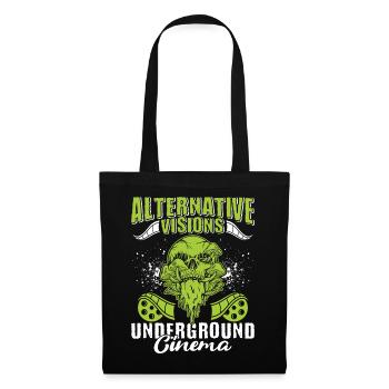 Underground Film, Independent Cinema, Horror - Stoffbeutel - Schwarz - Vorne