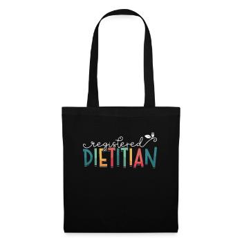 Registered Dietitian Loves Nutritionist Dietitians - Tote Bag - black - Front