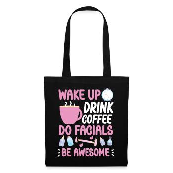 Cute Esthetician Skincare - Tote Bag - black - Front