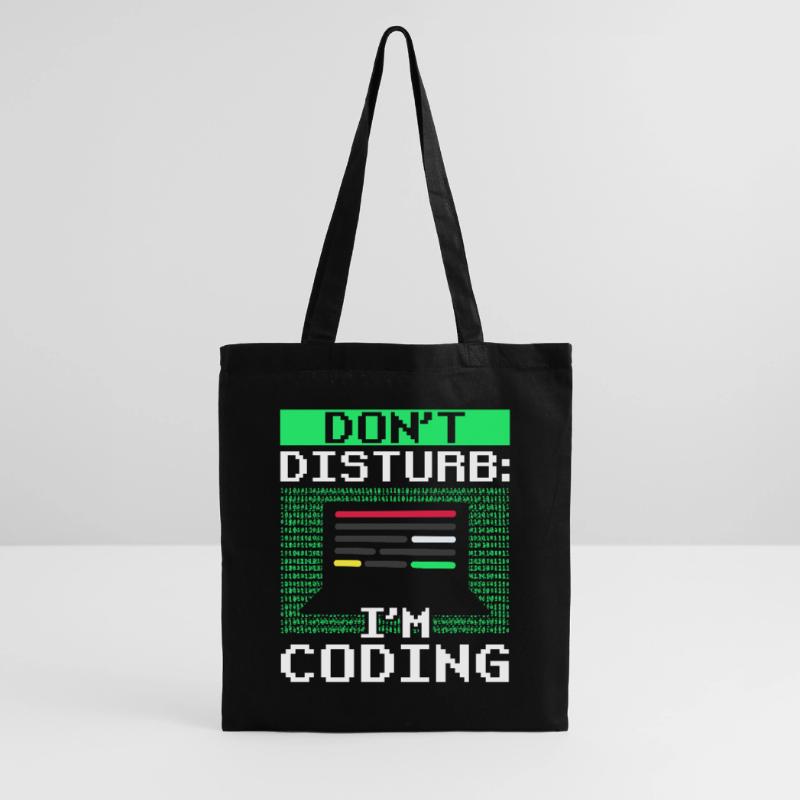 Stören Sie Nicht: Ich Programmiere Coding Coder Stoffbeutel