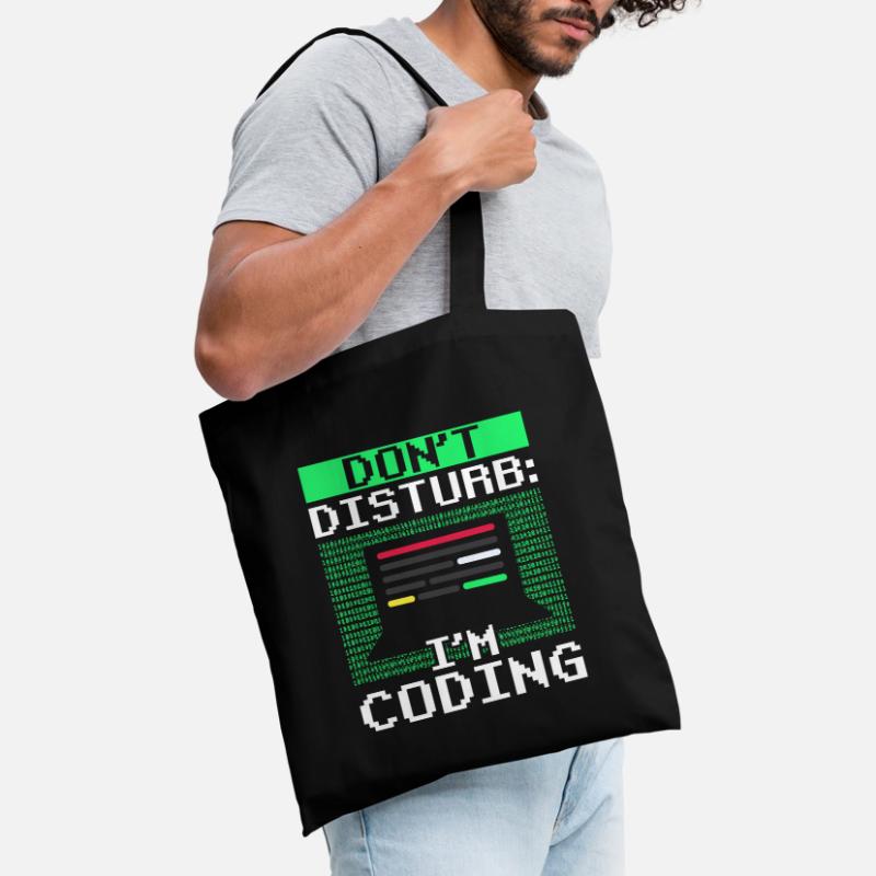 Stören Sie Nicht: Ich Programmiere Coding Coder Stoffbeutel