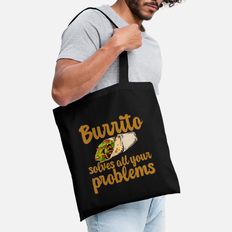 Burrito Solves All Your Problems 2 Stoffbeutel
