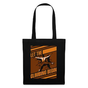 Let The Climbing Begin Bouldering Speed Climbing - Tote Bag - black - Front