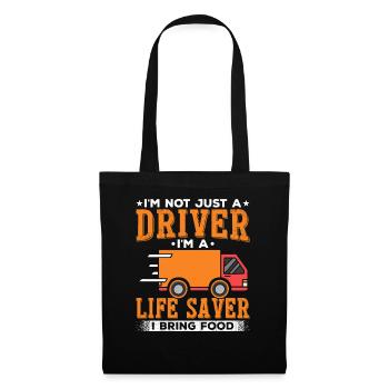 Delivery driver, I bring food, drive - Tote Bag - black - Front