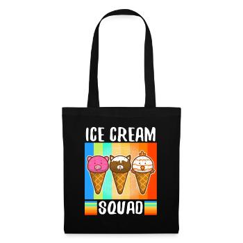 Ice cream squad - Stoffbeutel - Schwarz - Vorne