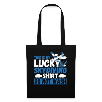 Ma chemise de parachutiste porte-bonheur ne sera pas - Sac en tissu - noir - Devant