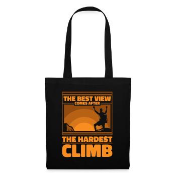 Best View Comes After The Hardest Climb Kraxler - Tote Bag - black - Front