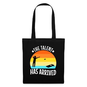 The Talent has arrived cornhole - Tote Bag - black - Front