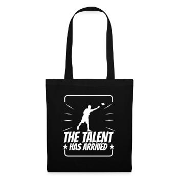 The Talent has arrived cornhole - Tote Bag - black - Front