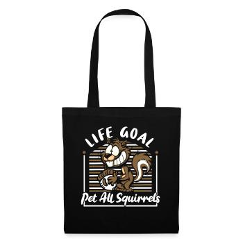 Life Goal Pet All Squirrels Fox Squirrel - Tote Bag - black - Front