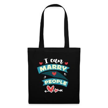 Officiant I Can Marry People Marriage Officiant - Tote Bag - black - Front