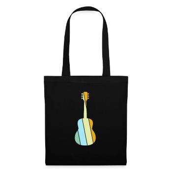 Guitar Retro - Tote Bag - black - Front