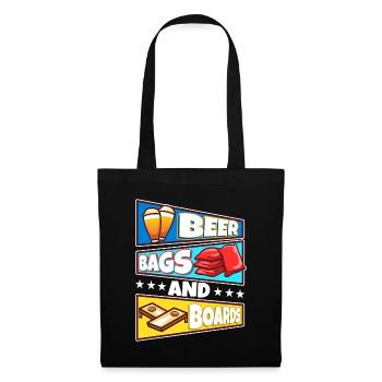 Cornhole - Beer Bags and Boards - Tote Bag - black - Front