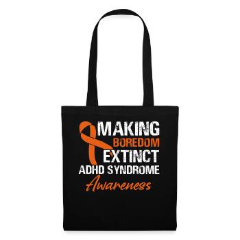 Letting boredom die out Adhd syndrome - Tote Bag - black - Front