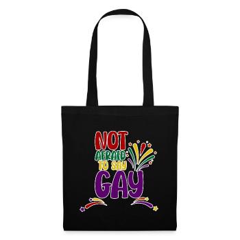 Not Afraid To Say Gay 4 - Tote Bag - black - Front