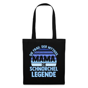Schullehrerin Lehrerin - Stoffbeutel - Schwarz - Vorne