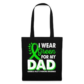 Wear green for Awareness Month for - Tote Bag - black - Front