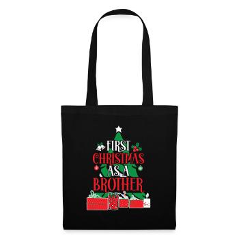 The first Christmas as a brother pregnant family - Tote Bag - black - Front