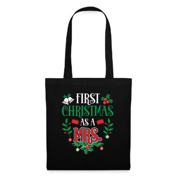 Premier Noël en tant qu’épouse Premier Noël - Sac en tissu - noir - Devant