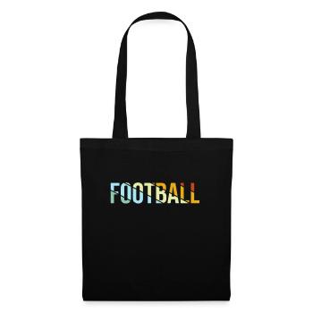 Football Rétro - Sac en tissu - noir - Devant