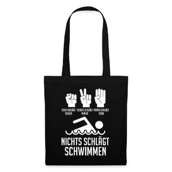 Schullehrer Lehrer - Stoffbeutel - Schwarz - Vorne
