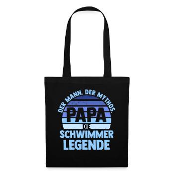 Schullehrerin Lehrerin - Stoffbeutel - Schwarz - Vorne