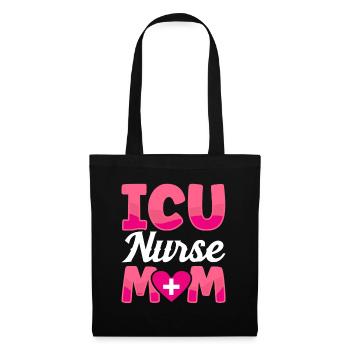 Infirmière en soins intensifs Maman Soins intensifs - Sac en tissu - noir - Devant