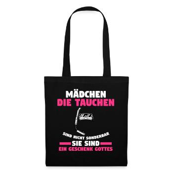 Schullehrerin Lehrerin - Stoffbeutel - Schwarz - Vorne