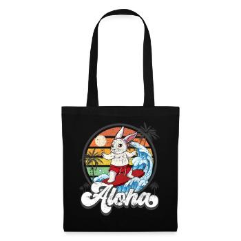 Aloha Hawaiian Hawaiian Surfer Surfing - Tote Bag - black - Front
