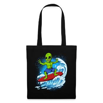 Wave surfers Surfers Surfers - Tote Bag - black - Front