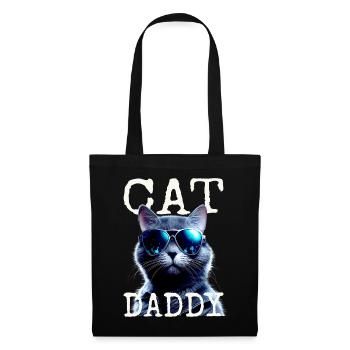 Cat Daddy Cats Father Cat Dad Dad Father's Day Cat - Tote Bag - black - Front