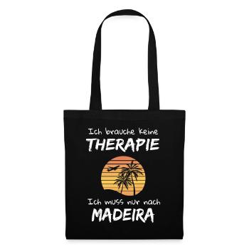 Madère Vacances Île Atlantique Portugal Cadeau - Sac en tissu - noir - Devant