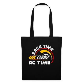 RC Model Racing Race Time RC Time Radio Controlled - Tote Bag - black - Front
