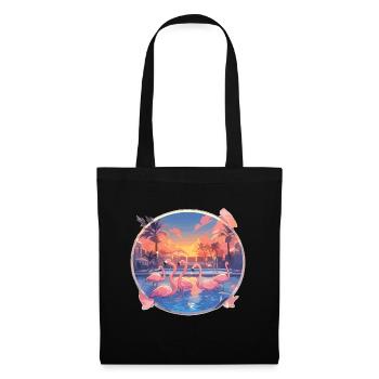 Flamingo Flamingo Pool Flamingo Party - Tote Bag - black - Front