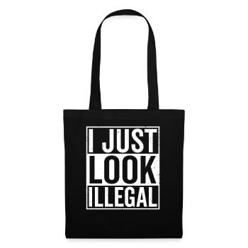 I watch illegal pro immigration - Tote Bag - black - Front