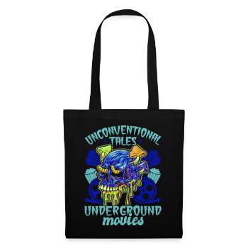 Underground Film, Independent Cinema, Horror - Stoffbeutel - Schwarz - Vorne