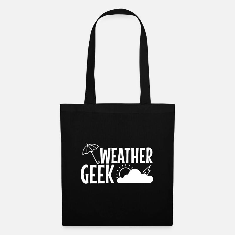 Weather Geek - Stoffbeutel - Schwarz
