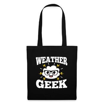 Weather Geek - Stoffbeutel - Schwarz - Vorne