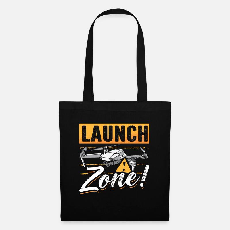 Drone Racing Zone de lancement Machine de course de drones - Sac en tissu - noir