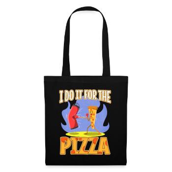 I do it for the Pizza - Tote Bag - black - Front