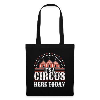 Attention c’est un cirque ici aujourd’hui - Sac en tissu - noir - Devant