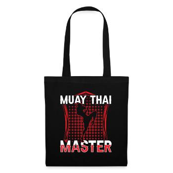 Muay Thai Master Martial Arts Fighting Fighter - Tote Bag - black - Front