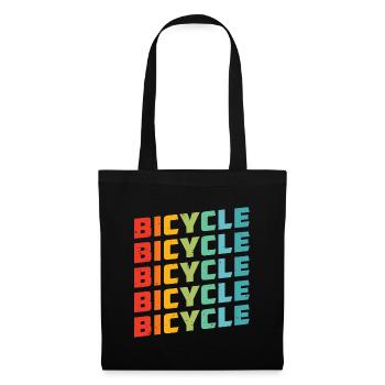 Coureur - Sac en tissu - noir - Devant