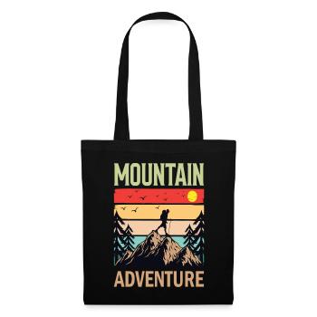 Randonnée Randonneurs Alpinisme Alpinistes Montagnes - Sac en tissu - noir - Devant