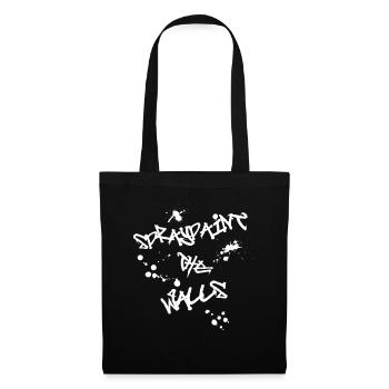 Spraypaint The Walls - Stoffbeutel - Schwarz - Vorne