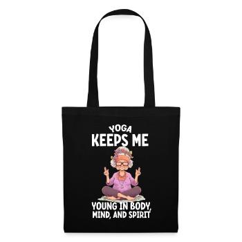 Yoga Keeps Me Young In Body Mind, And Spirit 2 - Tote Bag - black - Front