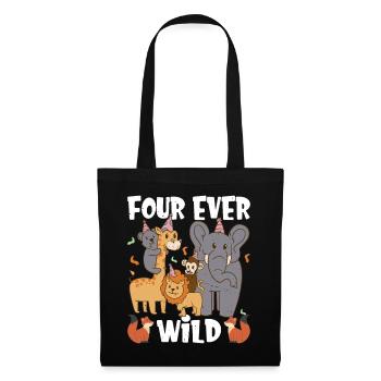 Four Ever Wild 53 - Stoffbeutel - Schwarz - Vorne