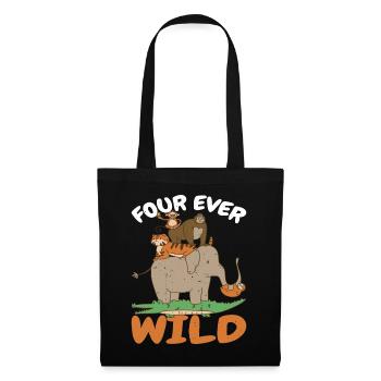Four Ever Wild 52 - Stoffbeutel - Schwarz - Vorne