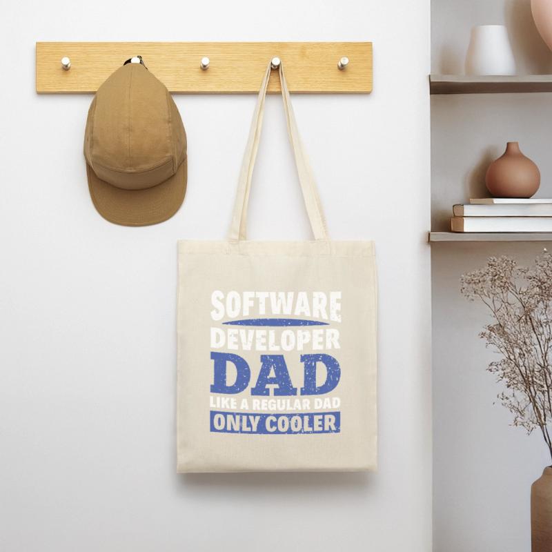 Software Developer Dad - Software Programmierer Stoffbeutel