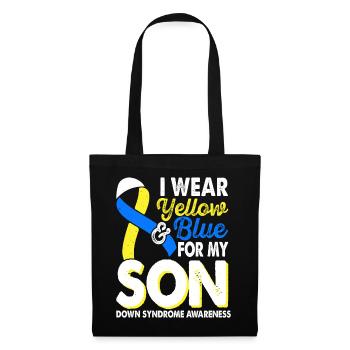 Wear yellow blue for the month of the - Tote Bag - black - Front